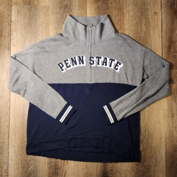✨VS PINK COLLEGE BUNDLE!✨Penn State BIG10 Nittany Lions Sweatshirt Half-Zip-S/M - Picture 5 of 9